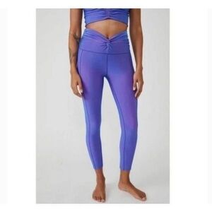 FP Movement You Glow Girl Knotted Front Iridescent Leggings XS